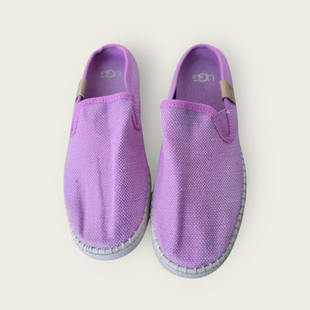 Ugg Delu Slippers Espadrille Slip On Pink/Purple Shoes Women Sz 7 1125093 - Picture 2 of 10